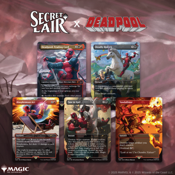 Secret Lair x Marvel 6 Deadpool - Magic: The Gathering