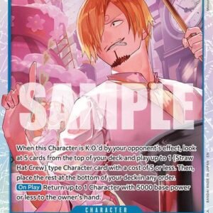 Playset SANJI OP11-051 - One Piece Card Game