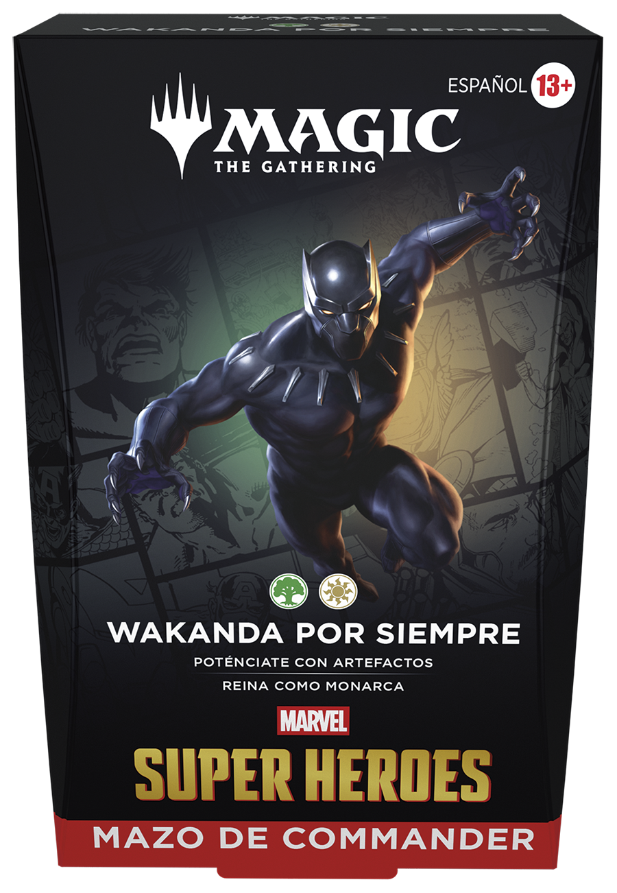Wakanda por Siempre Marvel Super Heroes Mazo de Commander - Magic: The Gathering