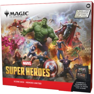 Marvel Super Heroes Scene Box Heroes United - Magic: The Gathering
